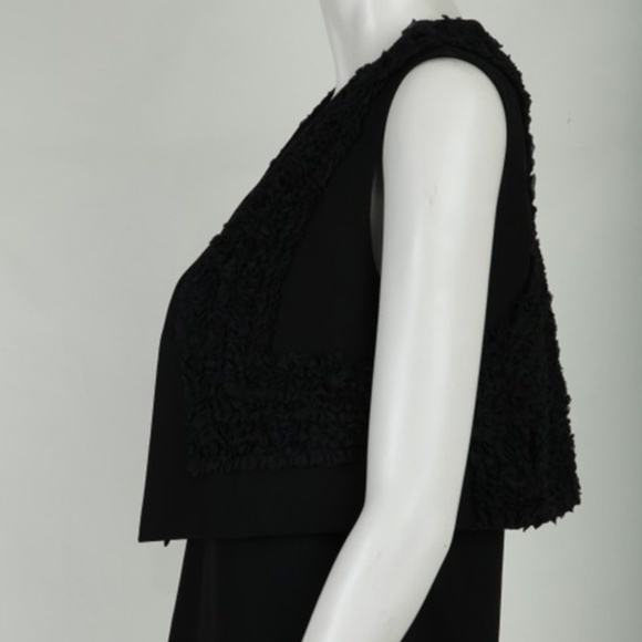 Givenchy Runway 2-Tone Sleeveless Mini Dress with Ruffled Vest - Picture 6 of 10